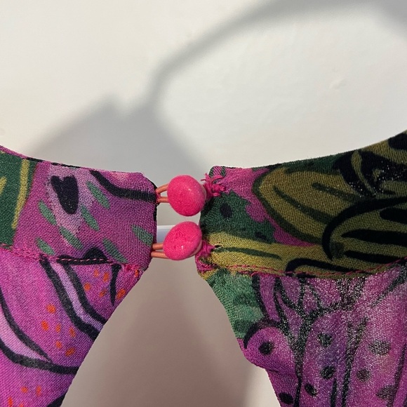 FARM Rio Pink and Green Maxi Dress - Picture 10 of 13